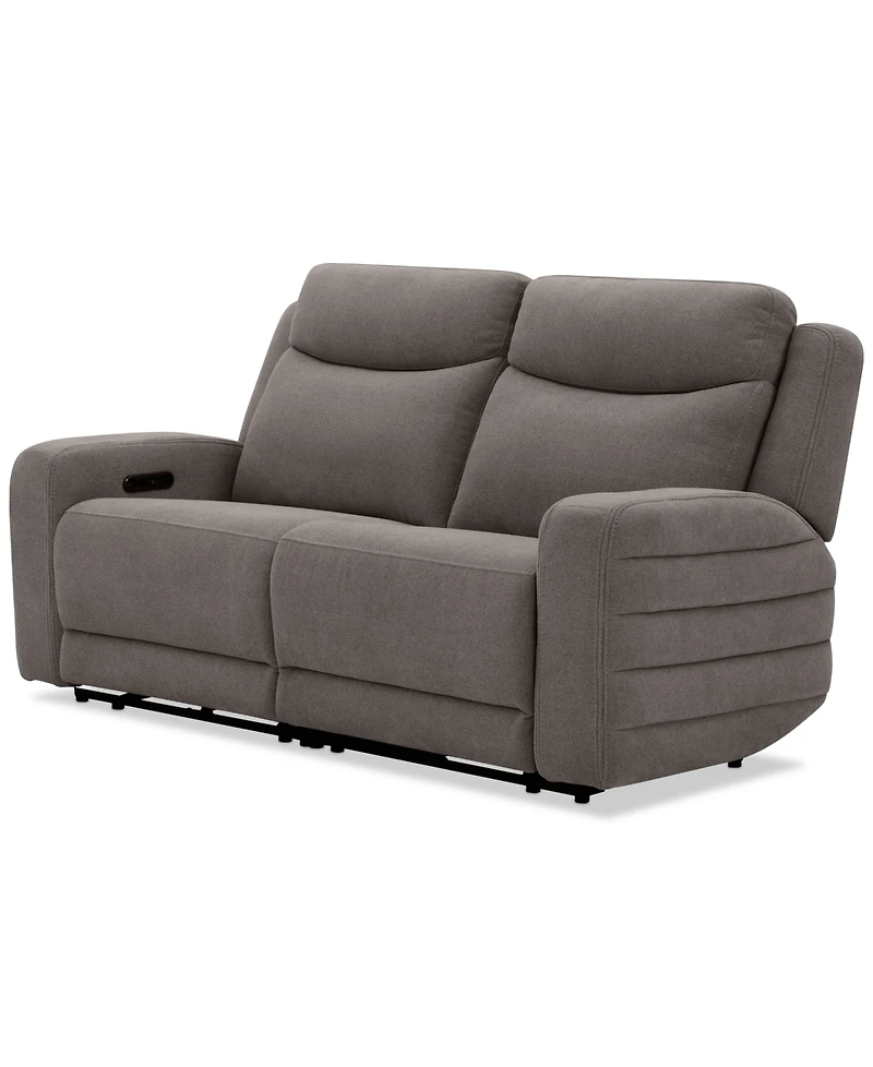 Kristyan 2-Pc. Fabric Sofa with 2 Power Motion Chairs, Exclusively at Macy's