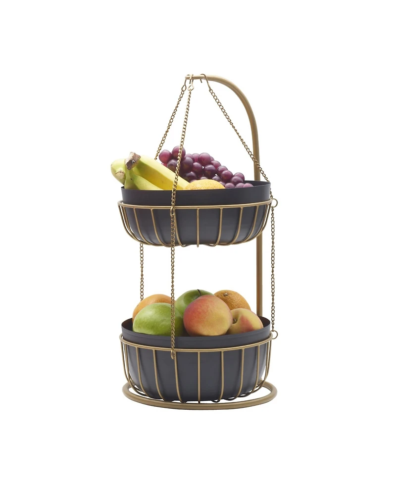 Mikasa Gourmet Basics Aztec 2-Tier Basket