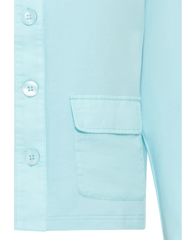 Olsen Women's Mixed Media Jacket