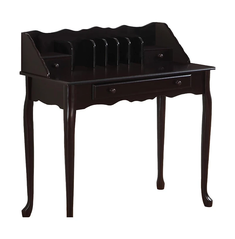 Solid Wood Computer Desk with Three Drawers – Modern Home Office Desk