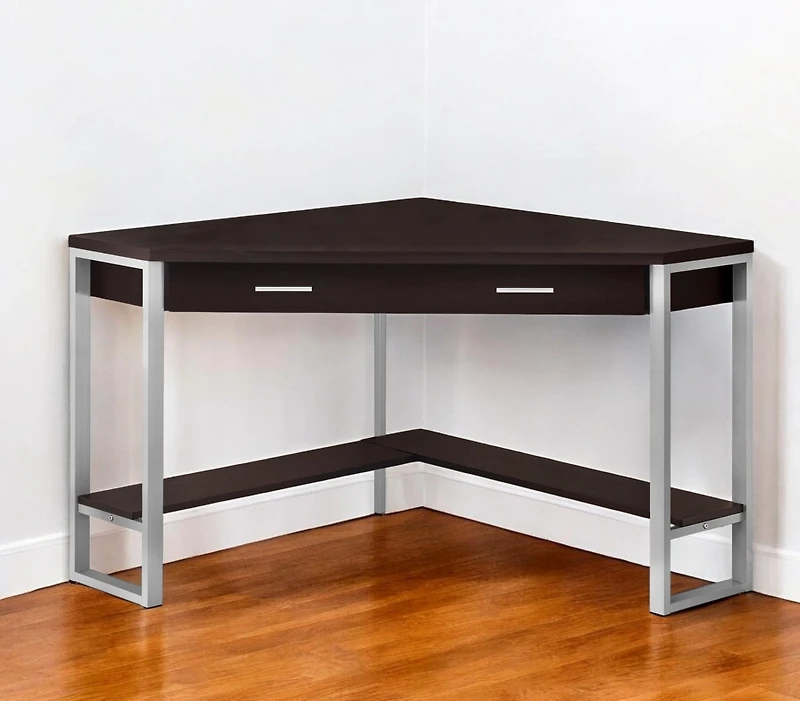 Corner Computer Desk with Storage Shelves – Perfect for Home or Office Setup