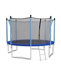 Outdoor Trampoline with Safety Closure Net