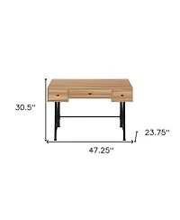 Computer Desk with 3 Drawers – Organized Storage for Work and Study