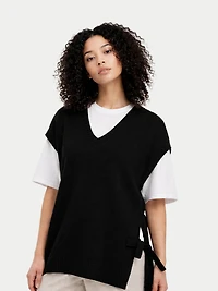 Gobi Cashmere Maternity V-neck Top