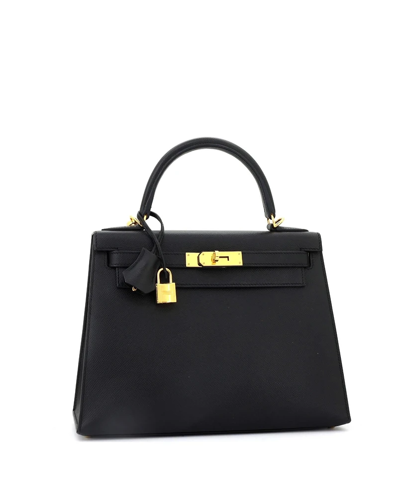 Pre-Owned HERMES Kelly Handbag Epsom with Gold Hardware