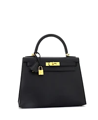 Pre-Owned HERMES Kelly Handbag Epsom with Gold Hardware