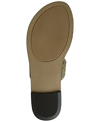 Wild Pair Ginnie Double-Band Slide Flat Sandals, Created for Macy's