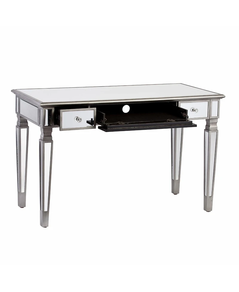 Glam Mirrored Furniture with Three Drawers for Bedroom or Entryway