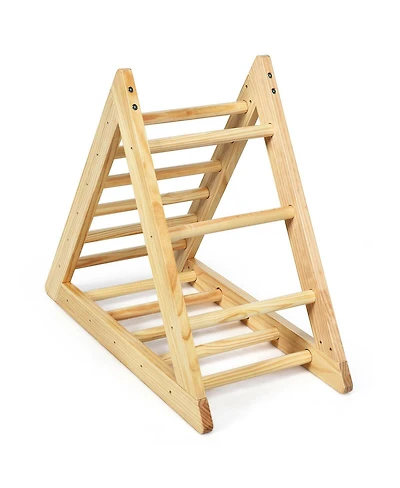 Wooden Triangle Climber for Toddler Step Training