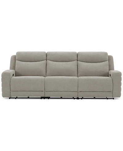 Kristyan 3-Pc. Fabric Sofa with 3 Power Recliners