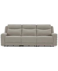 Kristyan 3-Pc. Fabric Sofa with 3 Power Recliners, Exclusively at Macy's