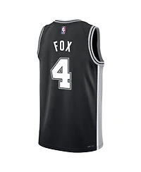 Nike Big Boys and Girls De'Aaron Fox Black San Antonio Spurs Swingman Jersey