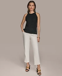 Donna Karan New York Women's Textured Knit Sleeveless Top