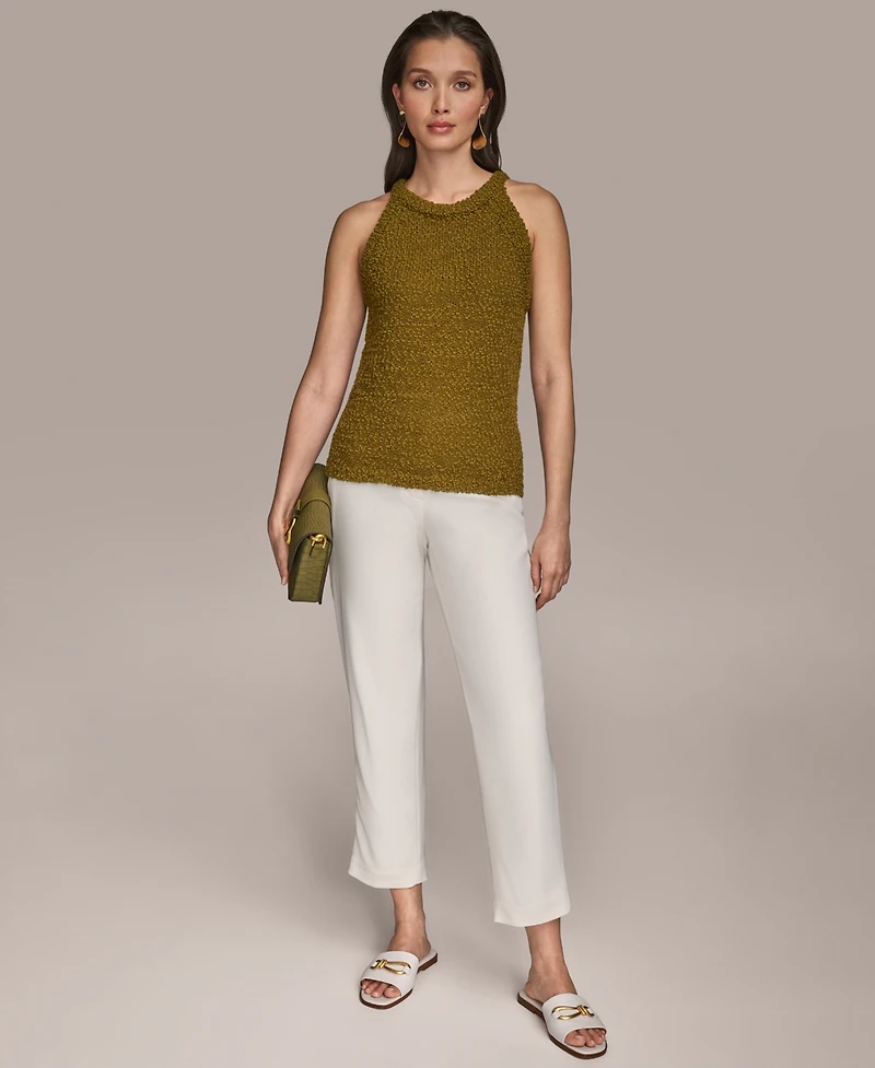 Donna Karan New York Women's Textured Knit Sleeveless Top