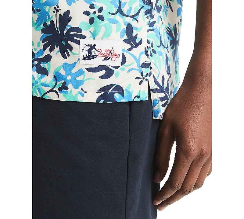 Beach Boys x Nautica Men's Floral Camp Shirt