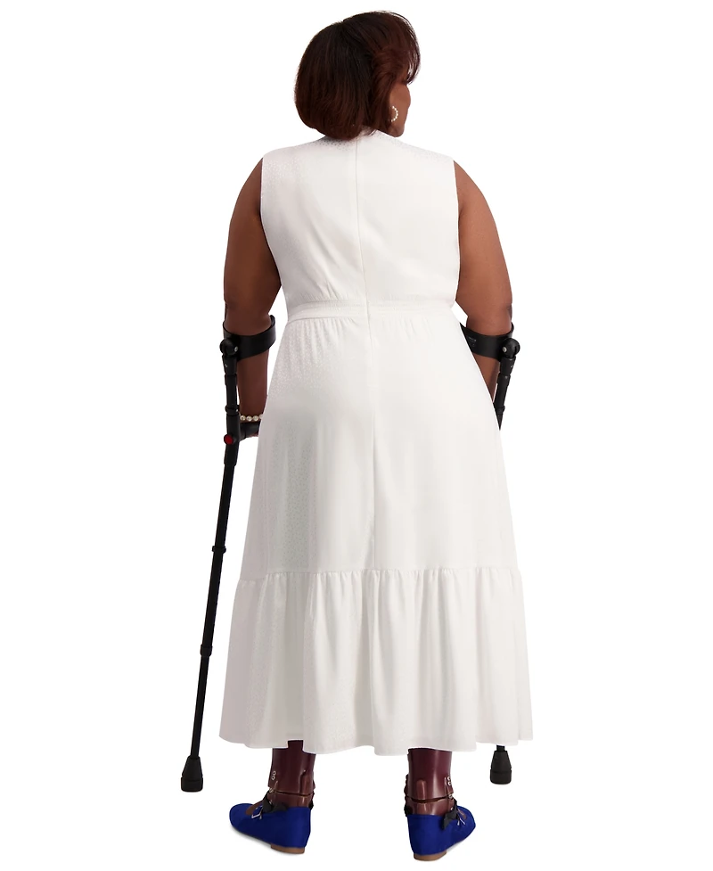 Kasper Women's Tiered Midi Dress, Regular & Plus Sizes