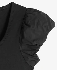 On 34th Women's Balloon-Sleeve Scoop-Neck T-Shirt, Exclusively at Macy's