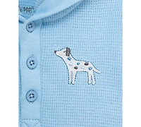 Little Me Baby Boys Cotton Puppy Bodysuit & Pants Set