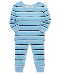 Little Me Baby Boys Space Pajamas, 4 Piece Set