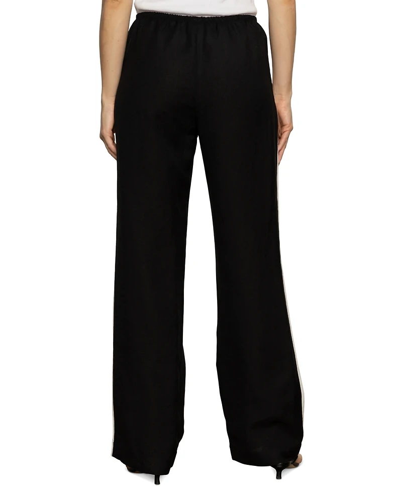 Sanctuary Women's Side-Striped Casual Track Pants