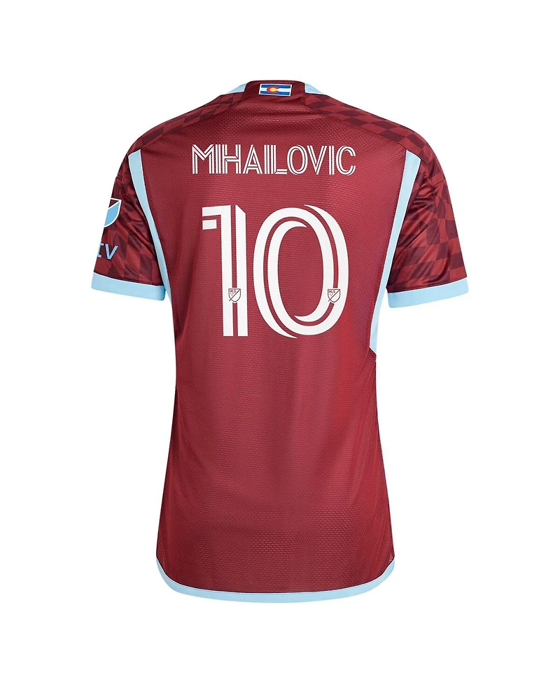 Adidas Men's Djordje Mihailovic Burgundy Colorado Rapids 2024 One Flag Kit Authentic Player Jersey