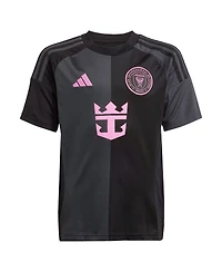 Adidas Big Boys and Girls Luis Suarez Black Inter Miami Cf 2025 The Fortitude Kit Replica Player Jersey