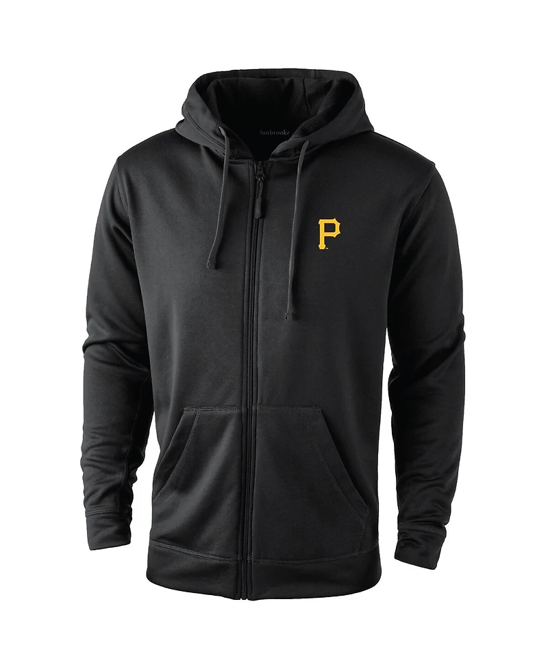 Dunbrooke Men's Black Pittsburgh Pirates Trophy Full-Zip Hoodie