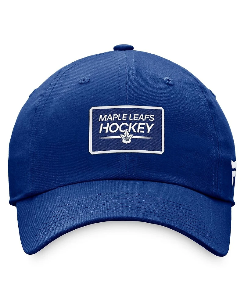 Fanatics Women's Blue Toronto Maple Leaves Authentic Pro Rink Adjustable Hat