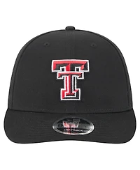 New Era Men's Black Texas Tech Red Raiders Low Profile 9FIFTY Snapback Hat