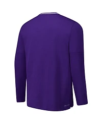 Nike Men's Purple Tcu Horned Frogs Coaches Quarter-Zip Jacket