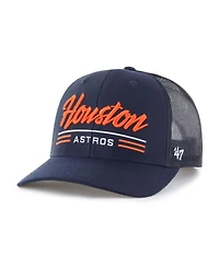 '47 Brand Men's Navy Houston Astros Garner Trucker Adjustable Hat