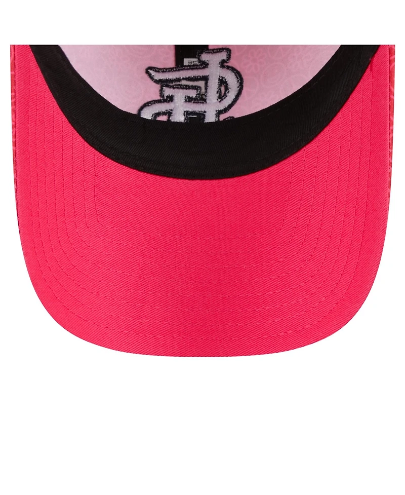 New Era Women's Red St. Louis Cardinals Don't Worry 9TWENTY Adjustable Hat