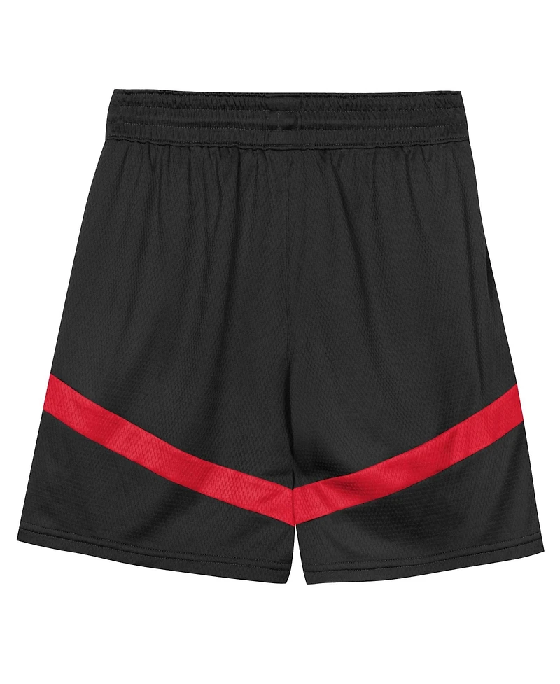 Nike Preschool 2-Piece Black Chicago Bulls Mesh Tank Top and Shorts Set
