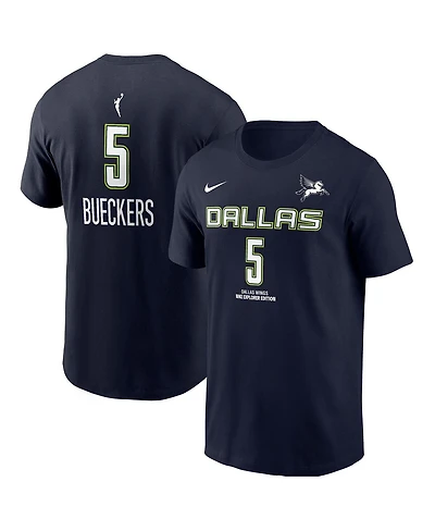 Nike Men's Paige Bueckers Navy Dallas Wings 2025 Wnba Draft Explorer Edition Name Number T-Shirt