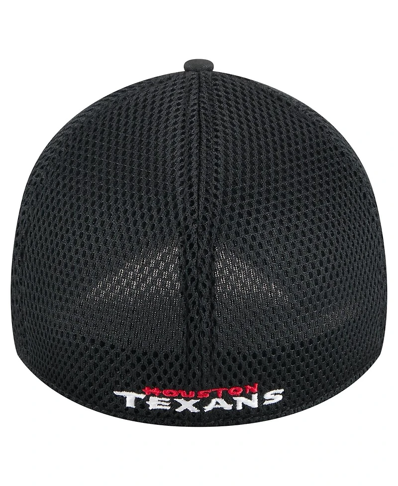 New Era Men's Black Houston Texans Active Camo 39THIRTY Flex Hat