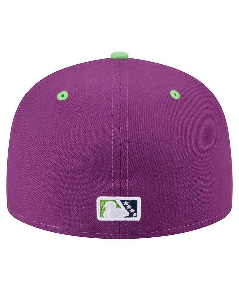 New Era Men's Purple Tri-City Dust Devils Copa de la Diversion 59FIFTY Fitted Hat