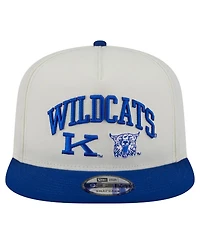 New Era Men's White Kentucky Wildcats Collegiate 9FIFTY A-Frame Snapback Hat