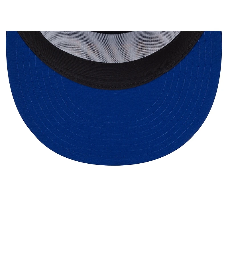 New Era Men's Royal Florida Gators Split Panel 9FIFTY Snapback Trucker Hat