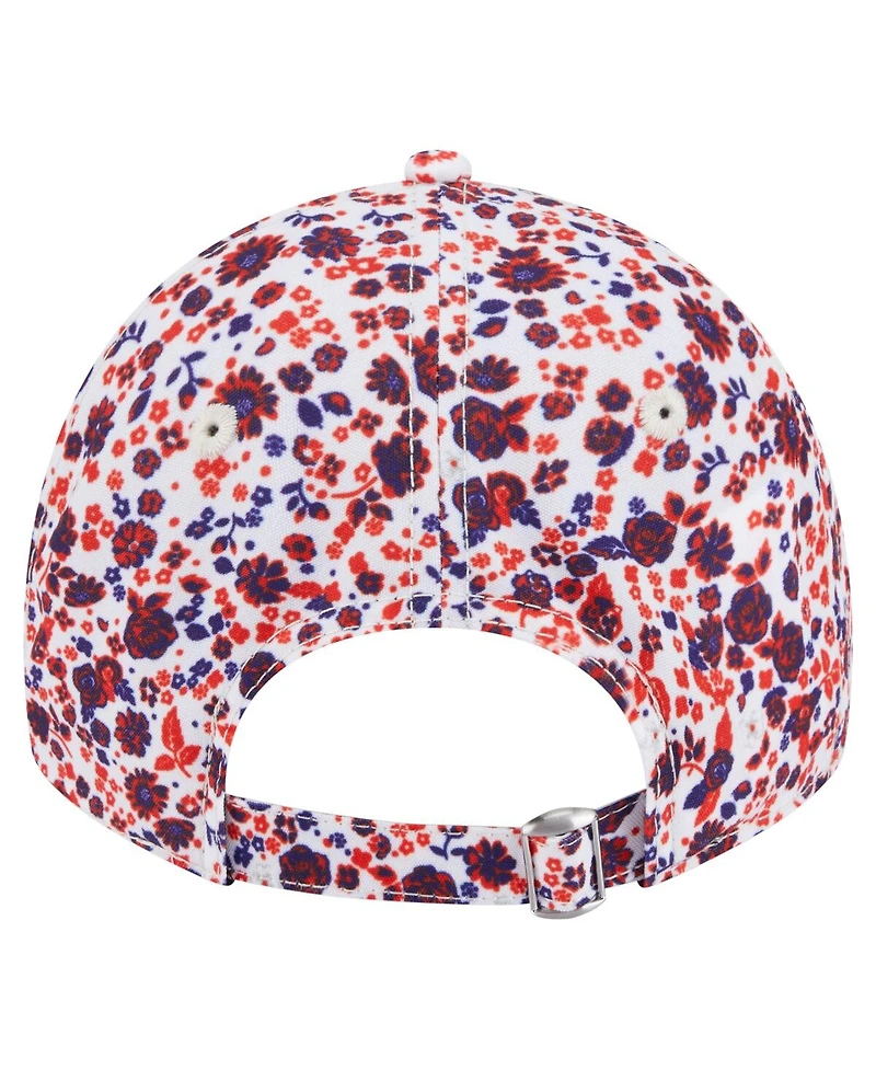 New Era Women's White Ole Miss Rebels Blooming 9TWENTY Adjustable Hat