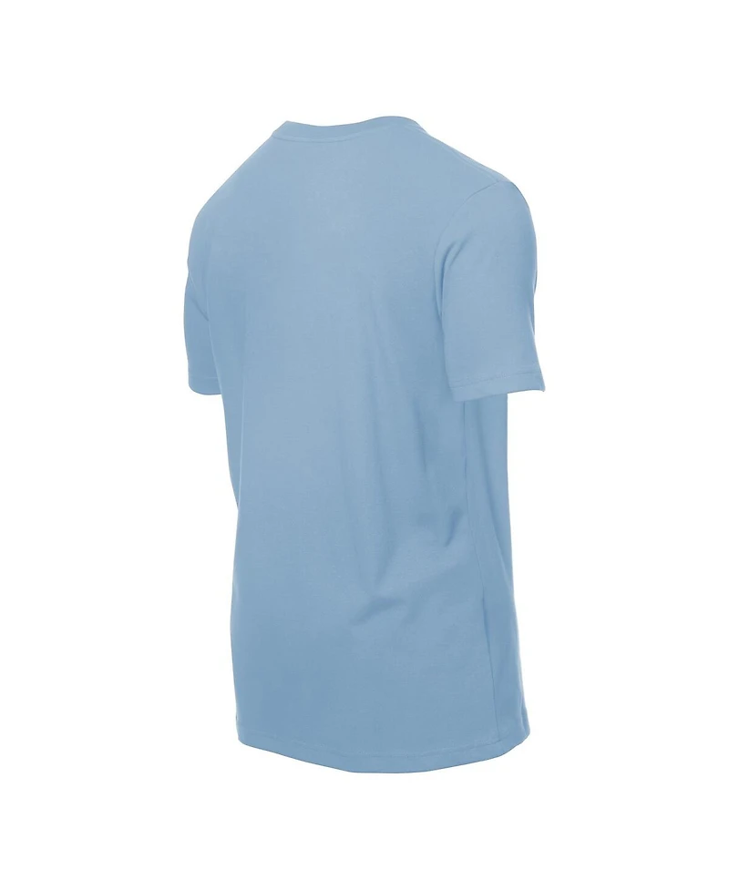 New Era Men's Light Blue Chicago Cubs Star Alternate Logo T-Shirt