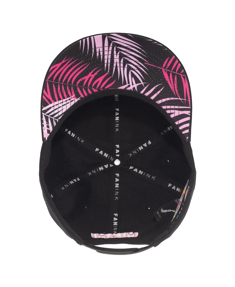 Fan Ink Men's Black Inter Miami Cf Tahiti Adjustable Hat
