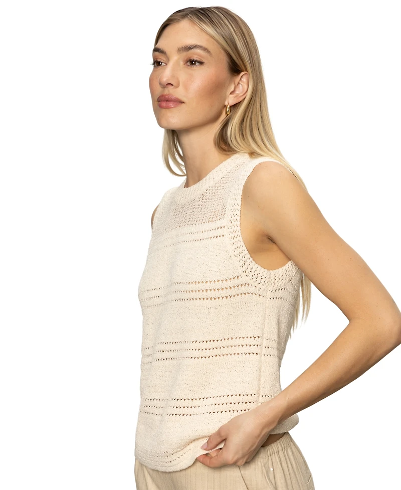 Sanctuary Women's Waves Of Summer Sleeveless Sweater