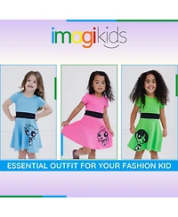 Powerpuff Girls Toddler Girls Powerpuff Buttercup Cosplay Dress