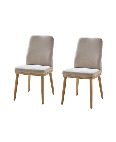 Luis Easy to Assemble and Ergonomic Dining Chair ,Set of 2