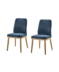 Luis Easy to Assemble and Ergonomic Dining Chair ,Set of 2