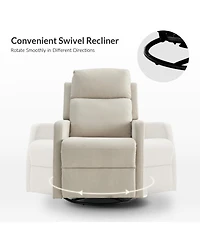 Julian Swivel rocker Recliner with Thick Seat Cushion