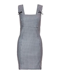 Quiz Women's Bengaline Gingham Bodycon Dress