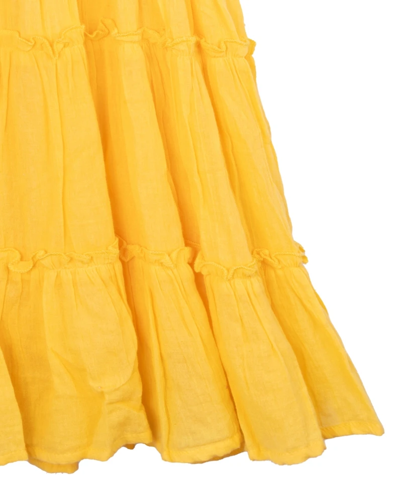 Rare Editions Big Girls Crochet Gauze Dress