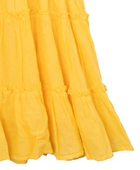 Rare Editions Big Girls Crochet Gauze Dress