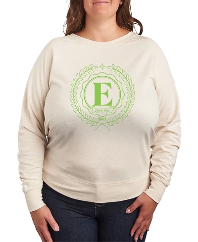 Hybrid Apparel Plus Wicked Elphaba E Graphic Pullover T-Shirt